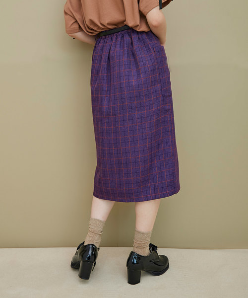 OLIVE des OLIVE（オリーブデオリーブ）の「ベルト付きポケットタイトスカート（スカート・レディース・キャメル/パープル/ブラック・FREE）」の16枚目の写真