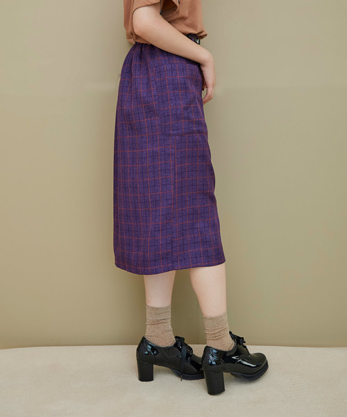 OLIVE des OLIVE（オリーブデオリーブ）の「ベルト付きポケットタイトスカート（スカート・レディース・キャメル/パープル/ブラック・FREE）」の17枚目の写真