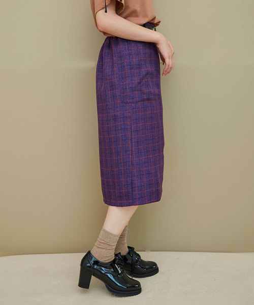 OLIVE des OLIVE（オリーブデオリーブ）の「ベルト付きポケットタイトスカート（スカート・レディース・キャメル/パープル/ブラック・FREE）」の18枚目の写真