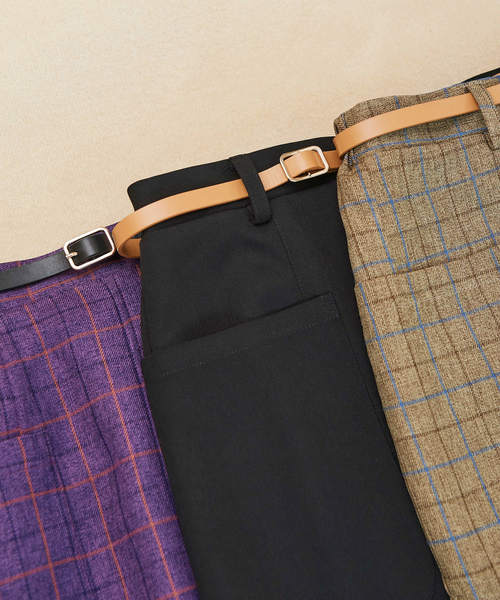 OLIVE des OLIVE（オリーブデオリーブ）の「ベルト付きポケットタイトスカート（スカート・レディース・キャメル/パープル/ブラック・FREE）」の22枚目の写真
