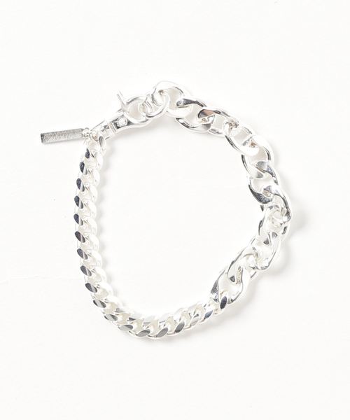 NUMBER (N)INE（ナンバーナイン）の「MIXチェーンブレス シルバー999 プレーティング（ブレスレット・メンズ・シルバー系その他2/シルバー系その他・FREE）」の2枚目の写真