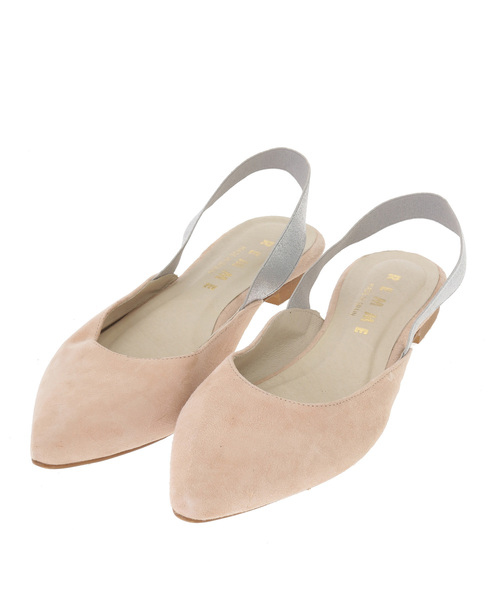 The Virgnia（ザ ヴァージニア）の「REMME バックストラップカラースエードサンダル（サンダル・レディース・ベージュ/ピンク/イエロー・38/36/37）」の2枚目の写真