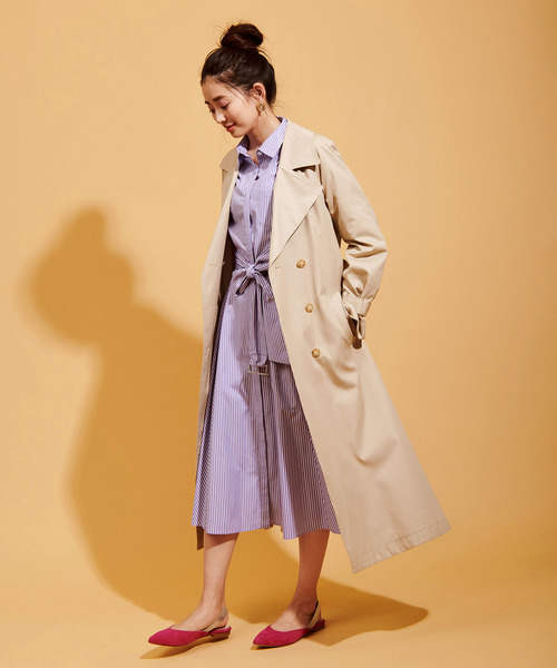 The Virgnia（ザ ヴァージニア）の「REMME バックストラップカラースエードサンダル（サンダル・レディース・ベージュ/ピンク/イエロー・38/36/37）」の10枚目の写真