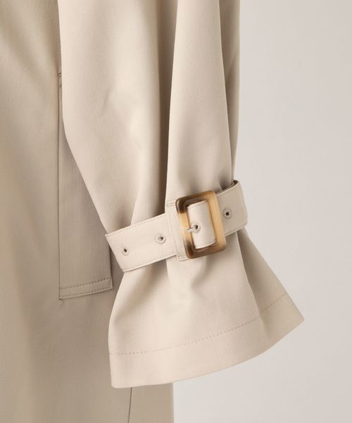 one after another NICE CLAUP（ワンアフターアナザーナイスクラップ）の「後ろプリーツトレンチコート（トレンチコート・レディース・モカ/ライトベージュ・FREE）」の5枚目の写真