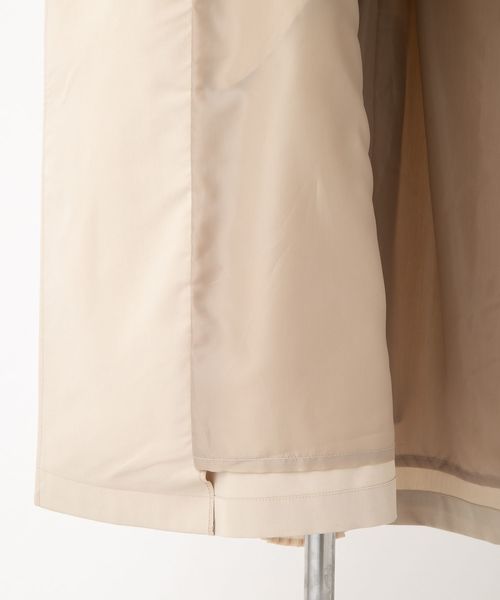 one after another NICE CLAUP（ワンアフターアナザーナイスクラップ）の「後ろプリーツトレンチコート（トレンチコート・レディース・モカ/ライトベージュ・FREE）」の14枚目の写真