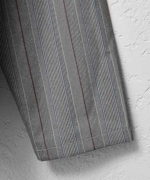 MinoriTY（マイノリティ）の「リングZIPブリティッシュストライプシャツ レトロストライプ（シャツ/ブラウス・メンズ・ブラウン/グレー・M/L）」の11枚目の写真