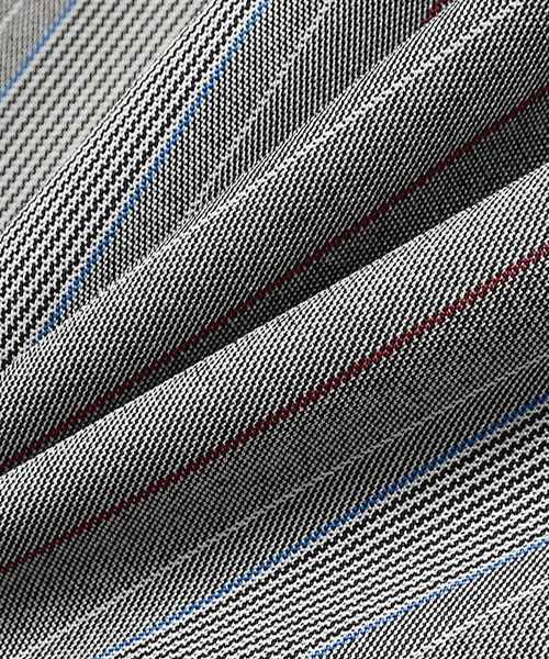 MinoriTY（マイノリティ）の「リングZIPブリティッシュストライプシャツ レトロストライプ（シャツ/ブラウス・メンズ・ブラウン/グレー・M/L）」の13枚目の写真