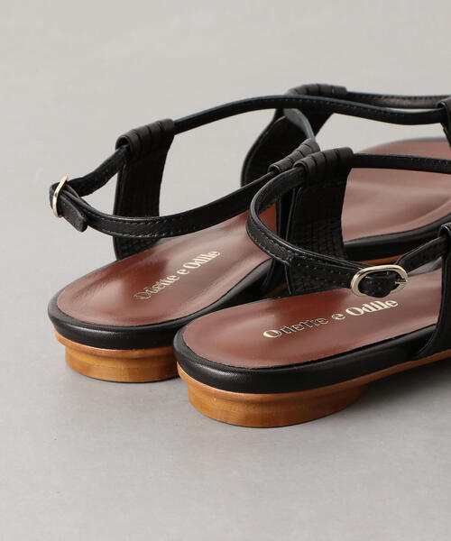 ODETTE E ODILE（オデットエオディール）の「OFD グリーク サンダル10（サンダル・レディース・ライム/ベージュ/ブラック・23cm/22cm/24cm/24.5cm/23.5cm/22.5cm）」の6枚目の写真