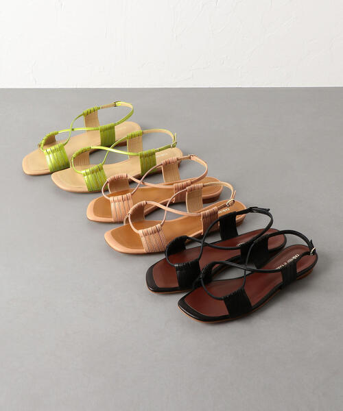 ODETTE E ODILE（オデットエオディール）の「OFD グリーク サンダル10（サンダル・レディース・ライム/ベージュ/ブラック・23cm/22cm/24cm/24.5cm/23.5cm/22.5cm）」の7枚目の写真