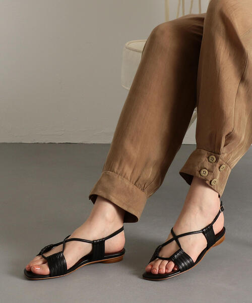 ODETTE E ODILE（オデットエオディール）の「OFD グリーク サンダル10（サンダル・レディース・ライム/ベージュ/ブラック・23cm/22cm/24cm/24.5cm/23.5cm/22.5cm）」の8枚目の写真