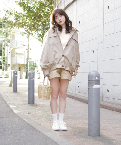 Heather（ヘザー）の「CPOジャケット　 832516（その他アウター・レディース・ベージュ/アイボリー/ブラック・FREE）」の5枚目の写真