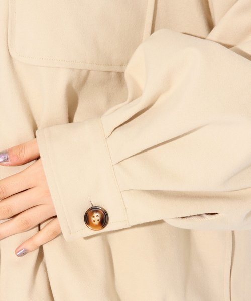 Heather（ヘザー）の「CPOジャケット　 832516（その他アウター・レディース・ベージュ/アイボリー/ブラック・FREE）」の13枚目の写真