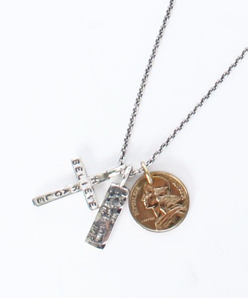 BELIEVEINMIRACLE(ビリーブインミラクル)の「【BELIEVE IN MIRACLE】 GODS DIAMOND/002(ネックレス・メンズ・シルバー・FREE)」の2枚目の写真