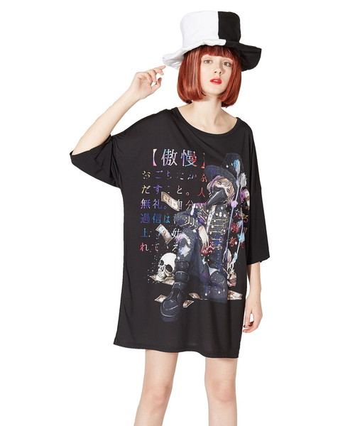 ankoROCK(アンコロック)の「7つの大罪『傲慢』Tシャツ -メガビッグ-(Tシャツ/カットソー・レディース・A/B・ONE SIZE)」の10枚目の写真