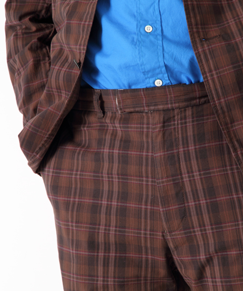 BEAMS PLUS（ビームスプラス）の「○BEAMS PLUS / ダークプラッズ 8/10パンツ（その他パンツ・メンズ・ライトブラウン/ネイビー・X-LARGE/MEDIUM/SMALL/LARGE）」の11枚目の写真