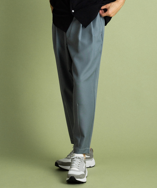 UNITED TOKYO ツイルバルーンパンツ イージーパンツ パンツ 綿ツイル切替バルーンパンツ メンズ レディース