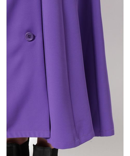 jouetie(ジュエティ)の「ノーカラーダブルボタンワンピース(ワンピース・レディース・ブラック/パープル/ピンク・MEDIUM)」の6枚目の写真