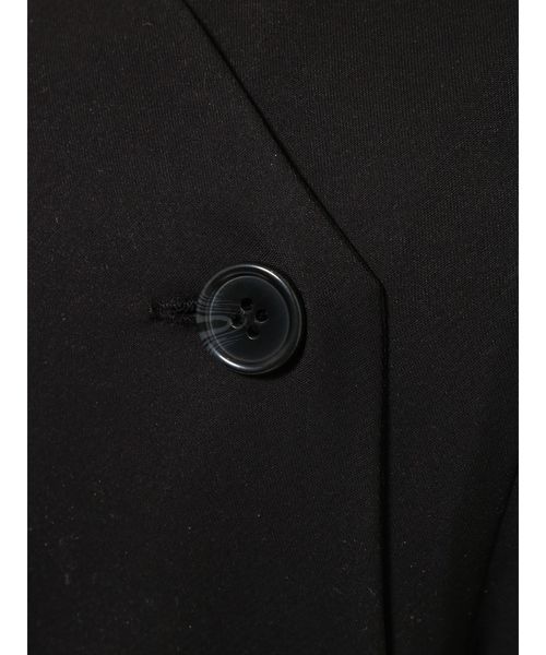 jouetie(ジュエティ)の「ノーカラーダブルボタンワンピース(ワンピース・レディース・ブラック/パープル/ピンク・MEDIUM)」の10枚目の写真