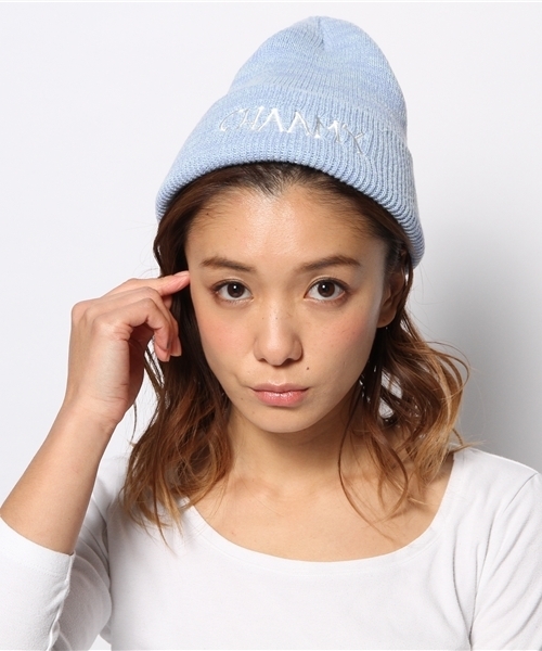 one after another NICE CLAUP(ワンアフターアナザーナイスクラップ)の「【ナイスクラップ】CHAAMY帽(キャップ・レディース・オフホワイト/パープル/ブルー・FREE)」の7枚目の写真