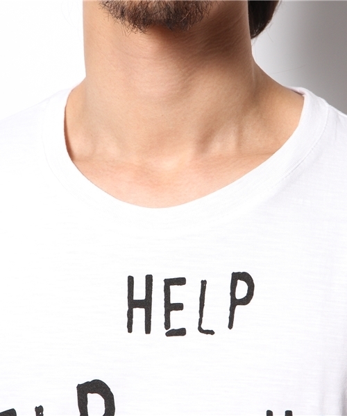 PLST(プラステ)の「Men 【Happiness is a $10 Tee】 Tシャツ(Tシャツ/カットソー・メンズ・ホワイト・MEDIUM/LARGE)」の8枚目の写真