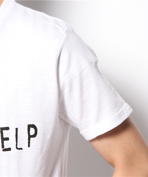 PLST(プラステ)の「Men 【Happiness is a $10 Tee】 Tシャツ(Tシャツ/カットソー・メンズ・ホワイト・MEDIUM/LARGE)」の2枚目の写真