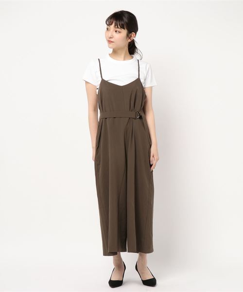 YECCA VECCA（イェッカヴェッカ）の「ベルト付きキャミオールインワン