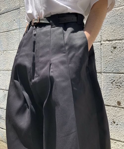 SHINYAKOZUKA(シンヤコヅカ)の「SHINYA KOZUKA/シンヤ コヅカ/Dickies with BAGGY PANTS/ディッキーズ バギーパンツ(その他パンツ・メンズ・アイボリー/ブラック/チャコール/ワイン/ベージュ・MEDIUM)」の9枚目の写真