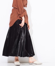 WEGO | WEGO/サテンワッシャープリーツマキシスカート(スカート)