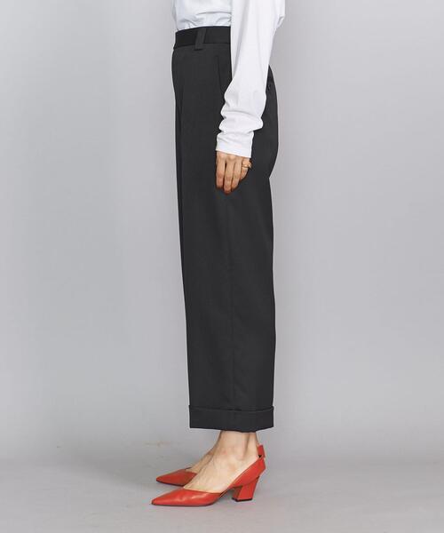 BEAUTY&YOUTH UNITED ARROWS(ビューティーアンドユースユナイテッドアローズ)の「BY ソリッドクロップドワイドパンツо(その他パンツ・レディース・ブラック/コバルトブルー・MEDIUM/SMALL)」の7枚目の写真