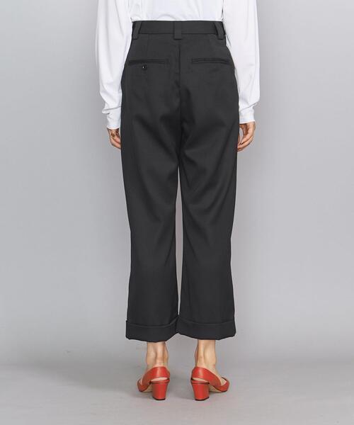 BEAUTY&YOUTH UNITED ARROWS(ビューティーアンドユースユナイテッドアローズ)の「BY ソリッドクロップドワイドパンツо(その他パンツ・レディース・ブラック/コバルトブルー・MEDIUM/SMALL)」の6枚目の写真