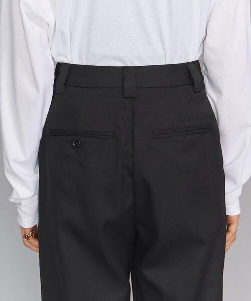 BEAUTY&YOUTH UNITED ARROWS(ビューティーアンドユースユナイテッドアローズ)の「BY ソリッドクロップドワイドパンツо(その他パンツ・レディース・ブラック/コバルトブルー・MEDIUM/SMALL)」の14枚目の写真