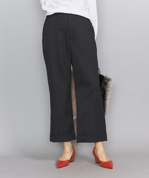 BEAUTY&YOUTH UNITED ARROWS(ビューティーアンドユースユナイテッドアローズ)の「BY ソリッドクロップドワイドパンツо(その他パンツ・レディース・ブラック/コバルトブルー・MEDIUM/SMALL)」の11枚目の写真