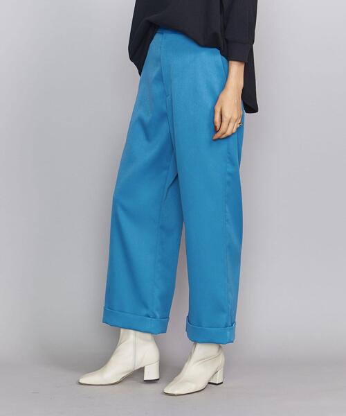 BEAUTY&YOUTH UNITED ARROWS(ビューティーアンドユースユナイテッドアローズ)の「BY ソリッドクロップドワイドパンツо(その他パンツ・レディース・ブラック/コバルトブルー・MEDIUM/SMALL)」の9枚目の写真