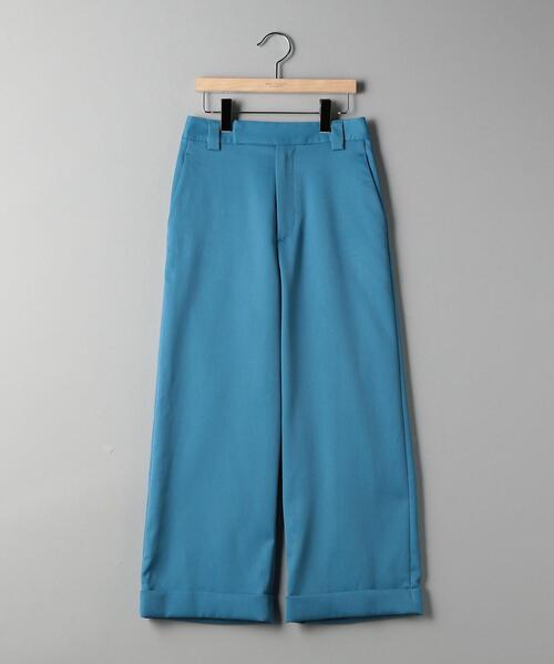 BEAUTY&YOUTH UNITED ARROWS(ビューティーアンドユースユナイテッドアローズ)の「BY ソリッドクロップドワイドパンツо(その他パンツ・レディース・ブラック/コバルトブルー・MEDIUM/SMALL)」の4枚目の写真
