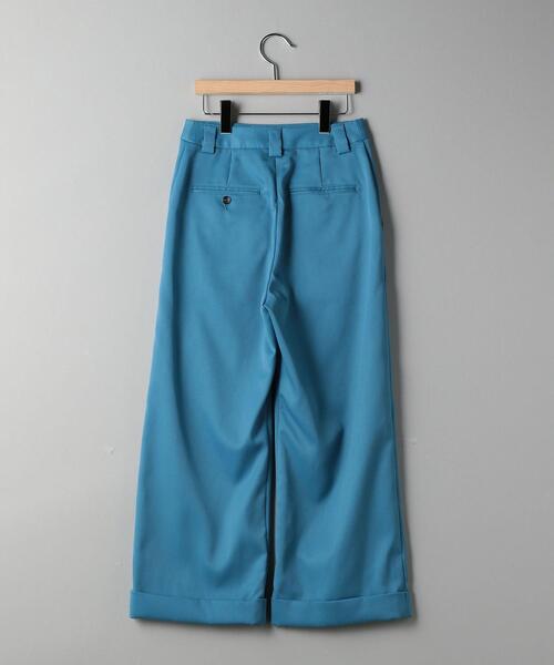 BEAUTY&YOUTH UNITED ARROWS(ビューティーアンドユースユナイテッドアローズ)の「BY ソリッドクロップドワイドパンツо(その他パンツ・レディース・ブラック/コバルトブルー・MEDIUM/SMALL)」の3枚目の写真