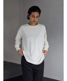 CRAFT STANDARD BOUTIQUE | 裾ラウンドピグメントカットプルオーバー〇(Tシャツ/カットソー)