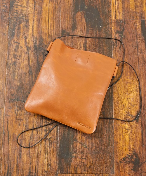 BICASH（ビカーシ）の「BICASH ビカーシ / レザーサコッシュ ショルダーバッグ / B844（ショルダーバッグ・メンズ・ブラック/ダークブラウン/ブラウン/ブラック系その他/キャメル・FREE）」の15枚目の写真