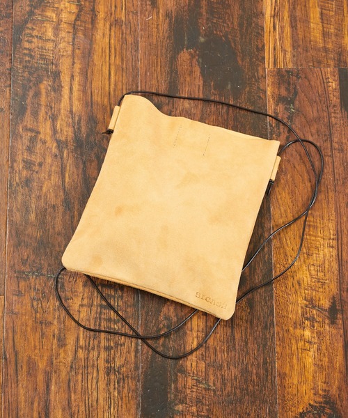 BICASH（ビカーシ）の「BICASH ビカーシ / レザーサコッシュ ショルダーバッグ / B844（ショルダーバッグ・メンズ・ブラック/ダークブラウン/ブラウン/ブラック系その他/キャメル・FREE）」の20枚目の写真