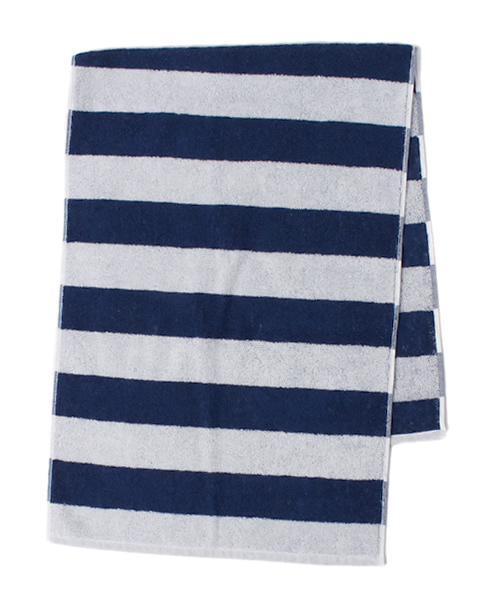 Hippopotamus（ヒポポタマス）の「【HIPPOPOTAMUS×BIOTOP】スタンダードボーダー　フェイスタオル（タオル・メンズ・グリーン/ネイビー/ゴールド・FREE）」の3枚目の写真