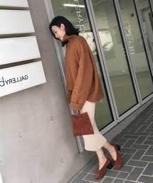 【MANGROVE SELECT】ボリュームハイネックプルオーバーニット