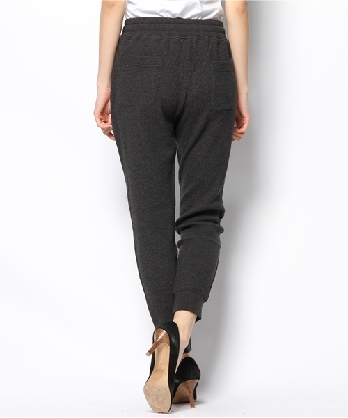 Kastane（カスタネ）の「【Kastane】インレイスウェットパンツ（その他パンツ・レディース・ホワイト/ブラック・FREE）」の8枚目の写真