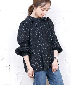セール】【2026SS新作】TINY DOTS FRILL BL タイニードッツフリル