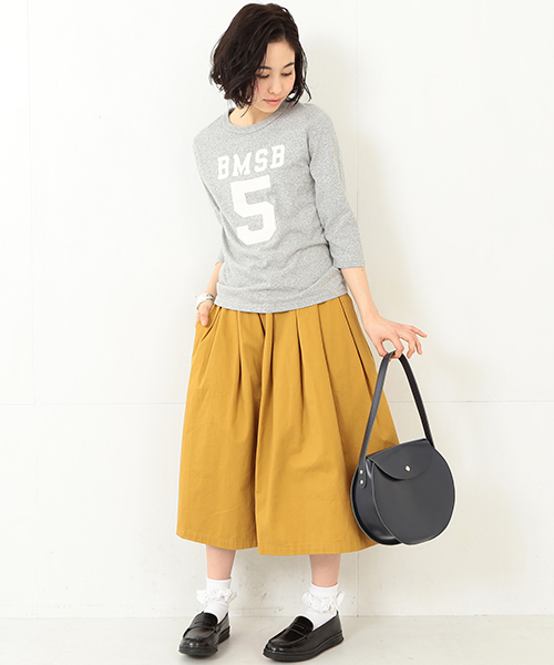 BEAMS BOY（ビームスボーイ）の「BEAMS BOY / CIRCLE BAG2（トートバッグ・レディース・ホワイト/ネイビー・ONE SIZE）」の10枚目の写真