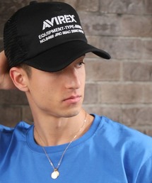 AVIREX（アヴィレックス）の「AVIREX アビレックス メッシュキャップ ナンバリング＆USAワッペンデザイン 選べるレギュラー＆キングサイズ（キャップ）」