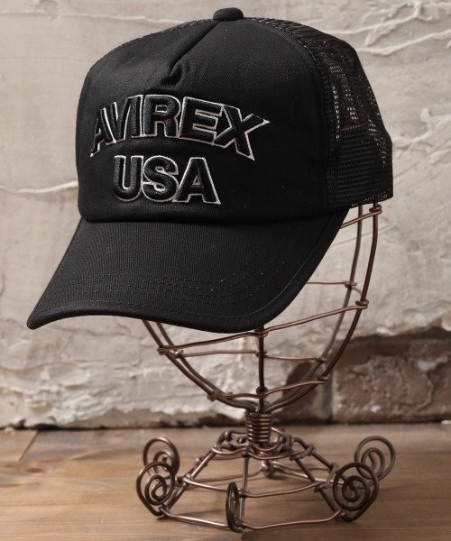 AVIREX（アヴィレックス）の「AVIREX アビレックス メッシュキャップ ナンバリング＆USAワッペンデザイン 選べるレギュラー＆キングサイズ（キャップ・メンズ・グリーン系カモフラージュ/ブラック/ホワイト/ネイビー/ブラック系その他/グリーン系その他/ホワイト系その他/ブルー系その他・LARGE/MEDIUM）」の15枚目の写真