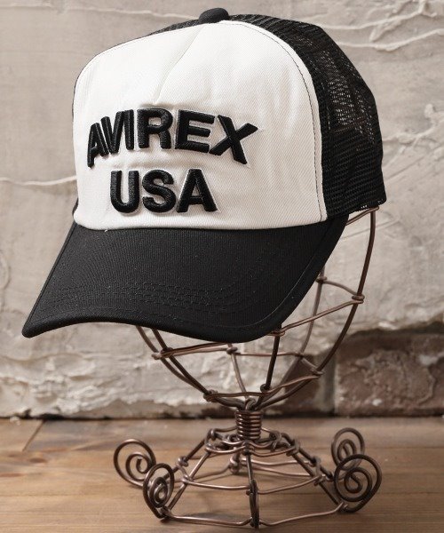 AVIREX（アヴィレックス）の「AVIREX アビレックス メッシュキャップ ナンバリング＆USAワッペンデザイン 選べるレギュラー＆キングサイズ（キャップ・メンズ・グリーン系カモフラージュ/ブラック/ホワイト/ネイビー/ブラック系その他/グリーン系その他/ホワイト系その他/ブルー系その他・LARGE/MEDIUM）」の16枚目の写真