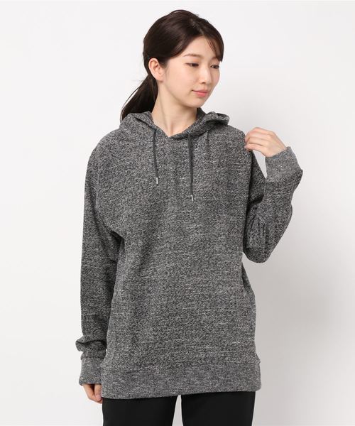Bling Leads(ブリングリーズ)の「裏毛裏使いプルパーカー(パーカー・レディース・ブラック/ベージュ/ネイビー・MEDIUM/LARGE/X-LARGE)」の2枚目の写真
