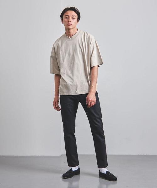 STUDIO NICHOLSON（スタジオニコルソン）の「＜STUDIO NICHOLSON（スタジオ ニコルソン）＞PIU Tシャツ（Tシャツ/カットソー・メンズ・ホワイト/オレンジ/ナチュラル・MEDIUM/SMALL）」の5枚目の写真