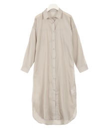 KOBE LETTUCE | シアー素材ロングシャツワンピース(シャツ/ブラウス)