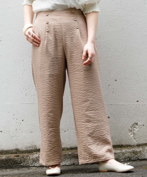 flower(フラワー)の「サンドマリンパンツ(その他パンツ・レディース・ブラウン/カーキ・FREE)」の1枚目の写真